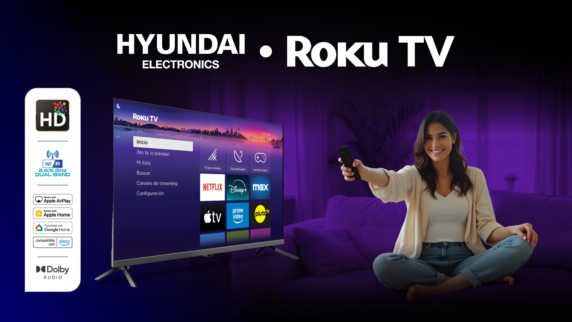 HD con Wi-Fi Dual Band