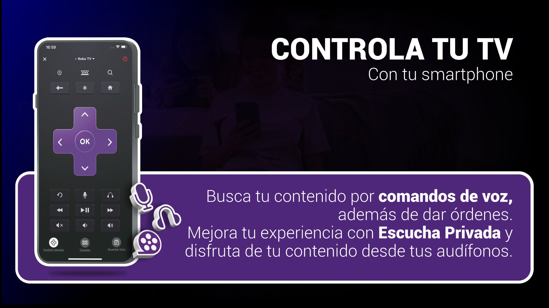 Controla tu TV con smartphone